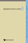 MODERN PHYSICS LETTERS A雜志封面